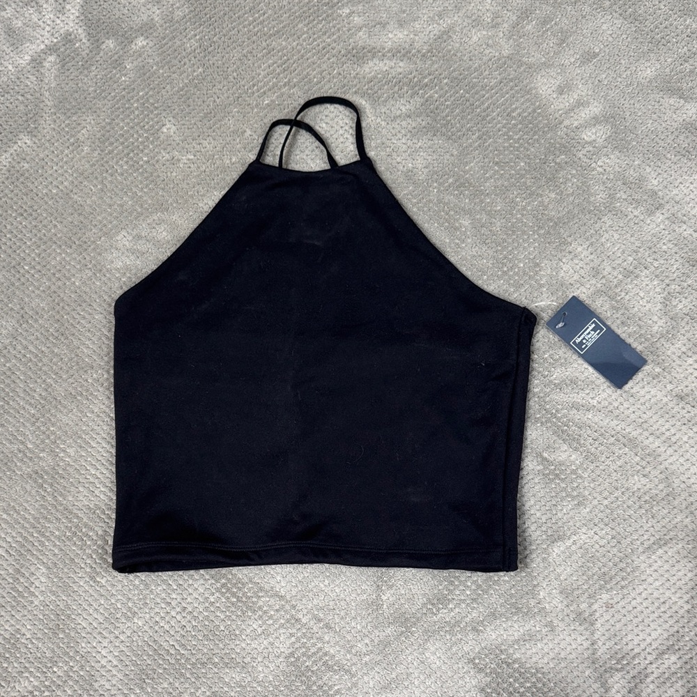 Abercrombie & Fitch Black Strappy Tank Top